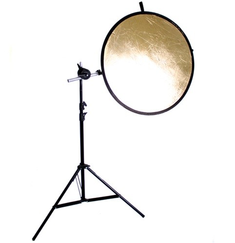 43" 5in1 Round Reflector with Stand and Premium Reflector Arm