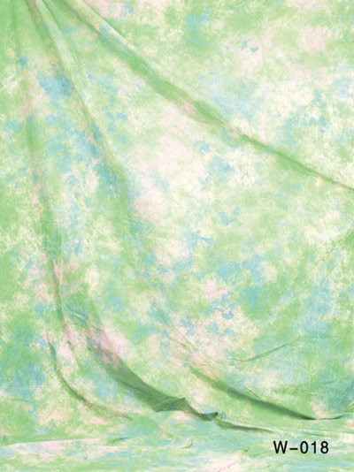 6x9 Ft. Tie-Dye Green Muslin Photography Backdrop W018