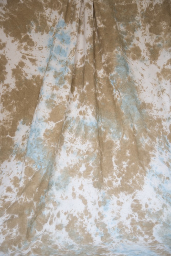 6x9 Ft. Tie-Dye Grey/Brown Muslin Photography Backdrop W033