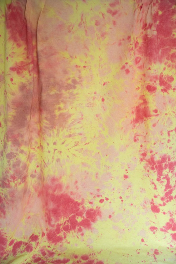 6x9 Ft. Tie-Dye Yellow/Orange Muslin Photography Backdrop W104