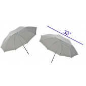 (2) Photo Studio Snow White Umbrella Reflector