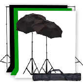 800 Watt Continuous Lighting 10x10 ft  Photo Studio Kit K03