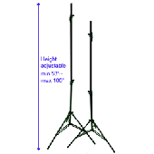 (2) Photo Studio Light Stands