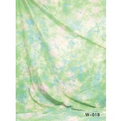 6x9 Ft. Tie-Dye Green Muslin Photography Backdrop W018